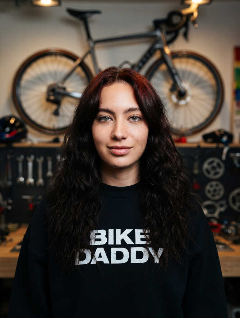Sara - Bike Daddy mechanic